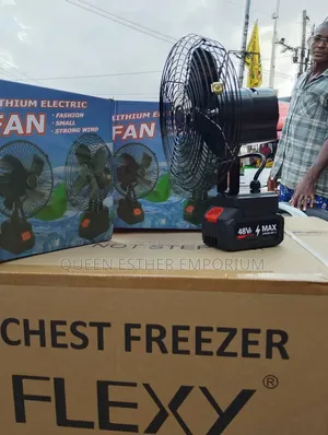 Rechargeable Solar Desk Fan