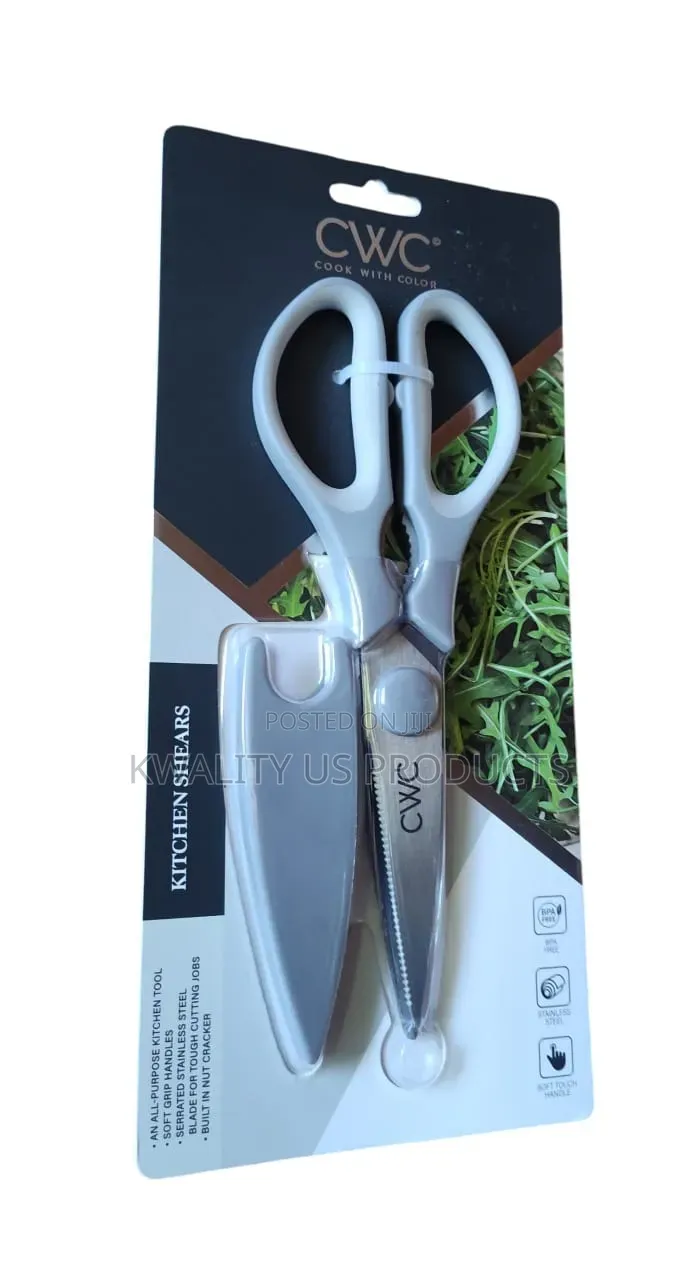 CWC- Cook With Colour Kitchen Shears With Protective Sheath