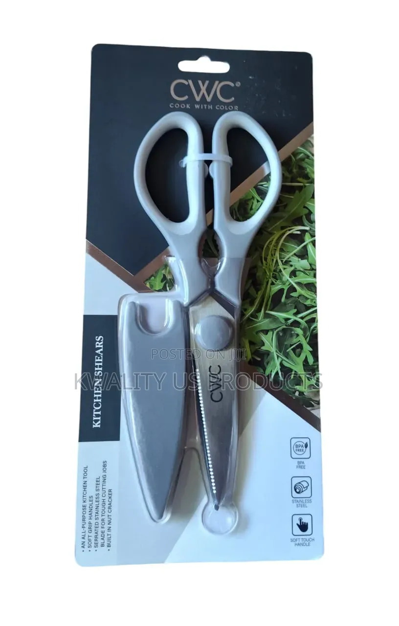 CWC- Cook With Colour Kitchen Shears With Protective Sheath