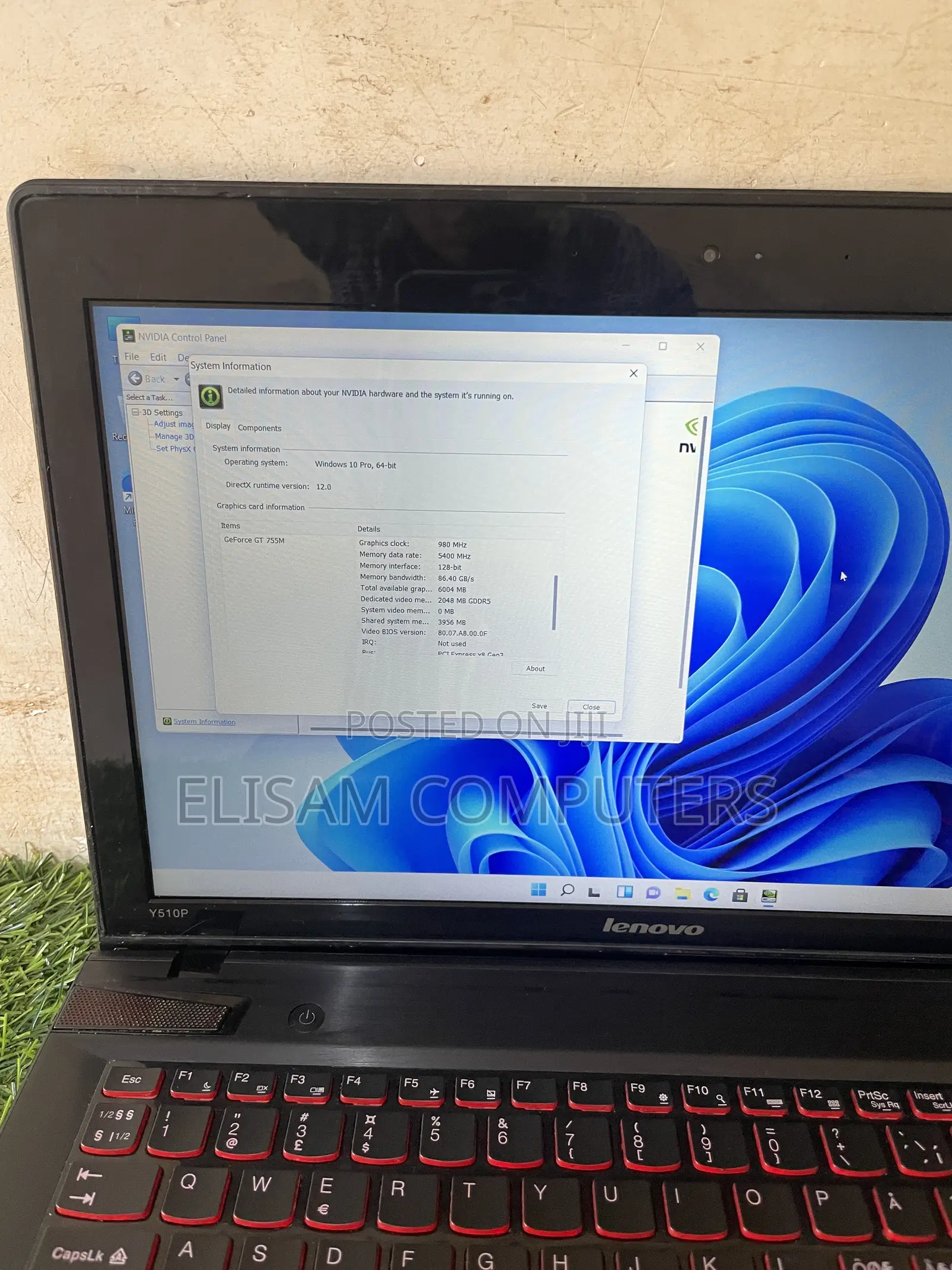 Laptop Lenovo 8GB Intel Core i7 HDD 1T