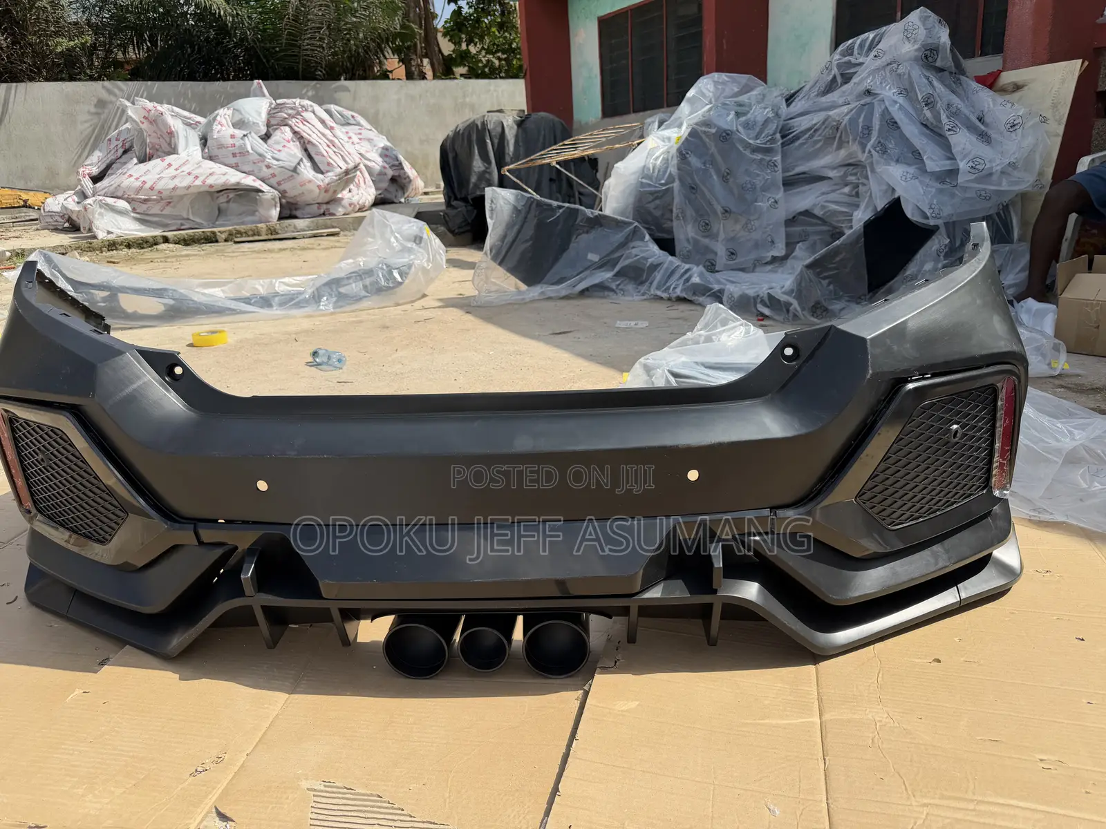 Honda Civic 2016 - 2018 Hatchback Back Bumper Complete