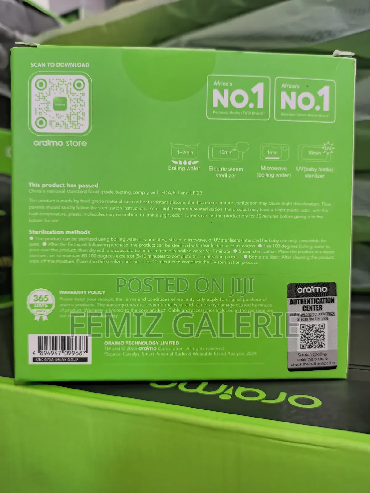 Oraimo Tinychew Baby Teething Manhattan Ball Toy