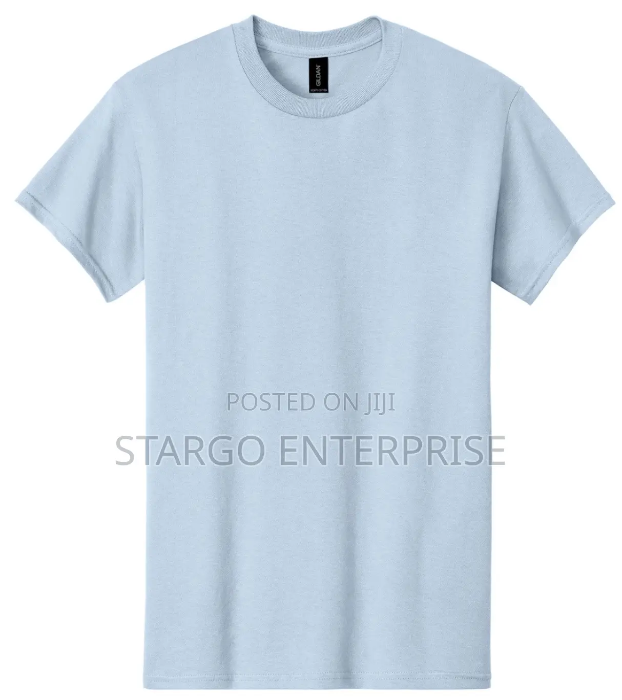 Light Blue Gildan Heavy Cotton Tshirt