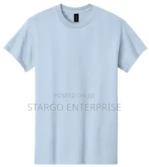 Light Blue Gildan Heavy Cotton Tshirt