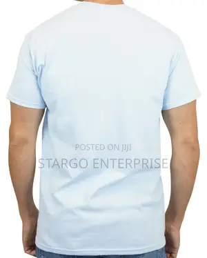 Light Blue Gildan Heavy Cotton Tshirt