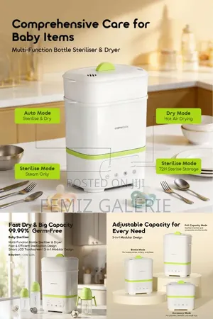 Oraimo Babysteri 3-in-1 Multi-Function Germ-Free Baby Steriliser