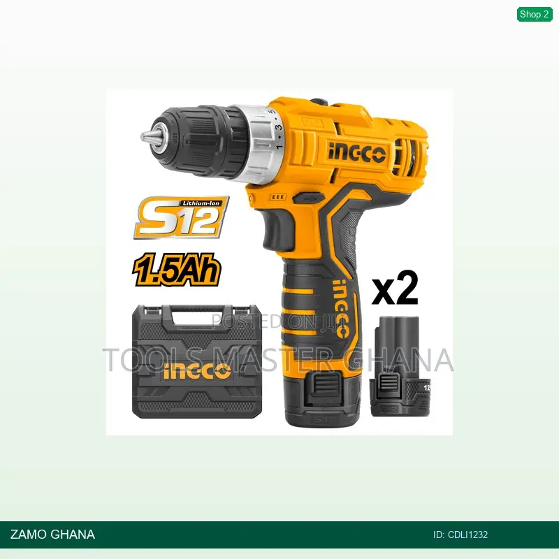 Li Cordless Drill 12v With - Cdli1232