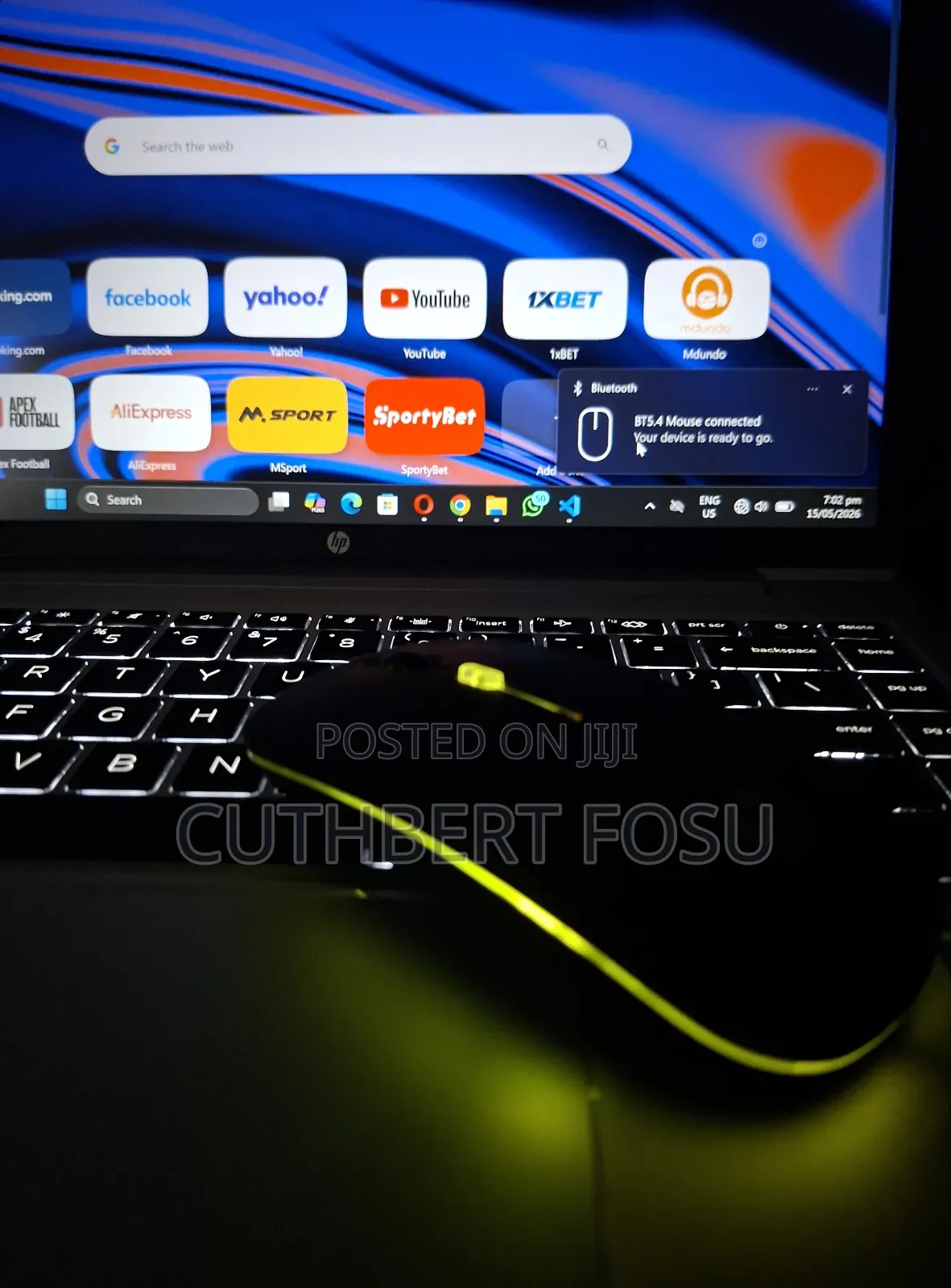 Dual-Mode Wireless Rechargeable Mouse