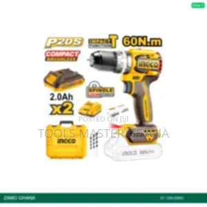 Lithiumion Compact Brushless Impact Drill 20v 2 Battery - Cidli20602