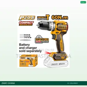 Compact Brushless Cordless Impact Drill 20v - Cidli206021