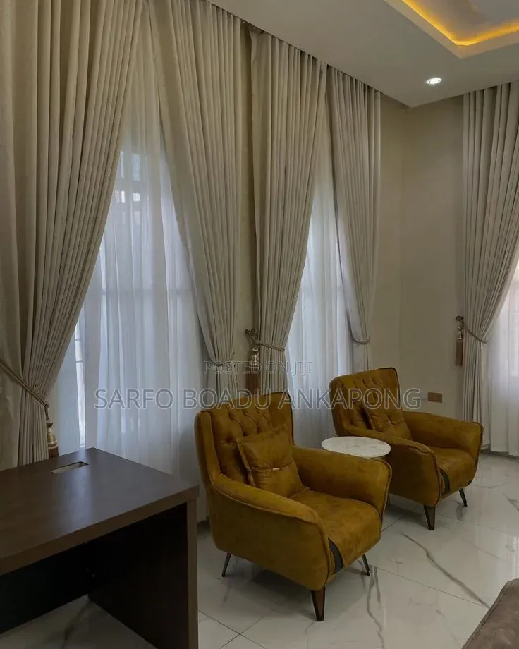 Quality Living Room Curtains Cream Colour