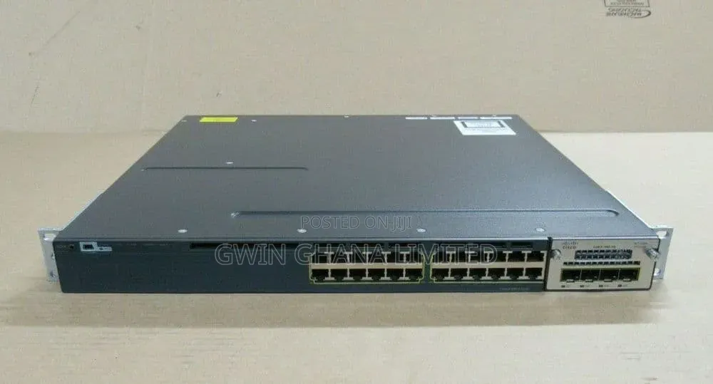 Cisco Ws-C3560x-24t-L 24-Port Gigabit Layer 3 Switch+4sfp
