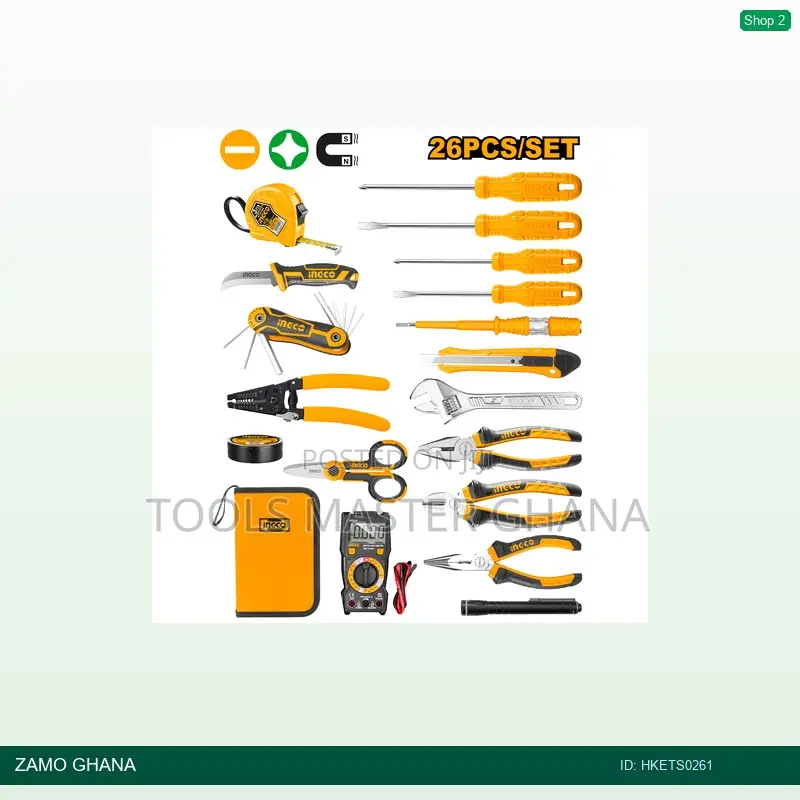 26pcs Electricians Tools Set - Hkets0261