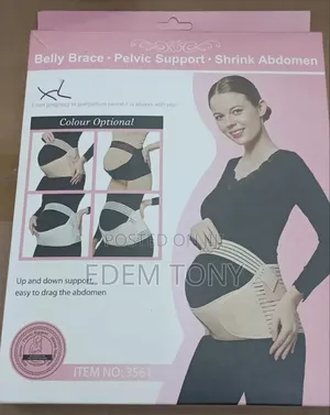 Pregnancy Maternity Belt Lumbar Back Support Waist Band Belly Brace