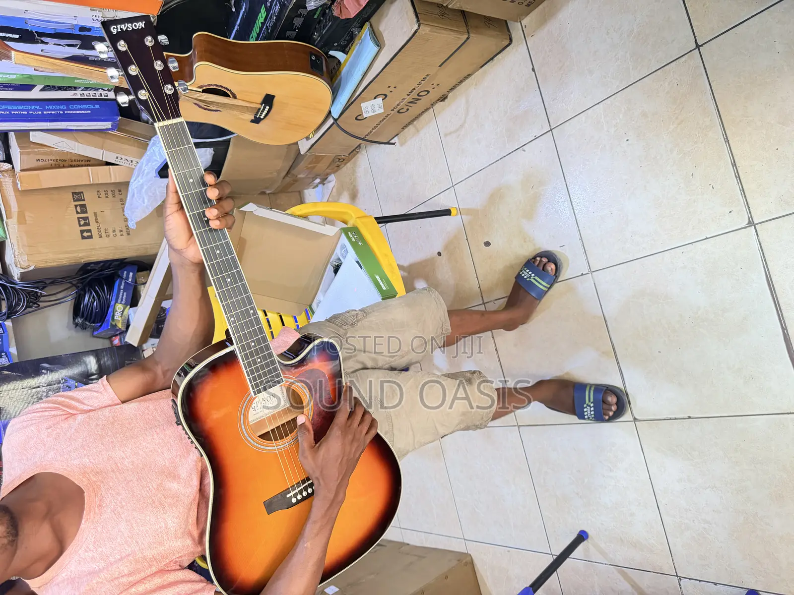 Givson Semi-Acoustic Guitar Plus Bag