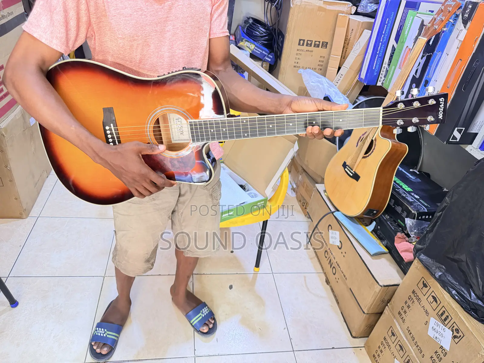 Givson Semi-Acoustic Guitar Plus Bag