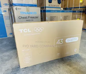 Original Brand New TCL 43 Smart Qled Wifi ,Android Led Digital Tv