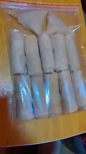 Frozen Spring Rolls and Samosa