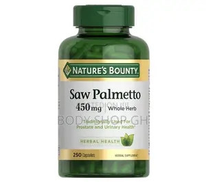 250 Caps Saw Palmetto Supplement for Prostate, Hair and Urinary Health