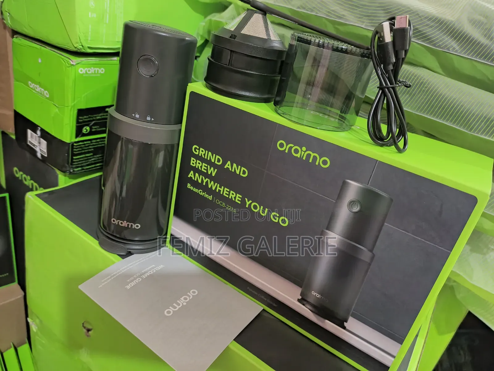Oraimo Beangrind 2in1 Portable 350ml Coffee Grinder
