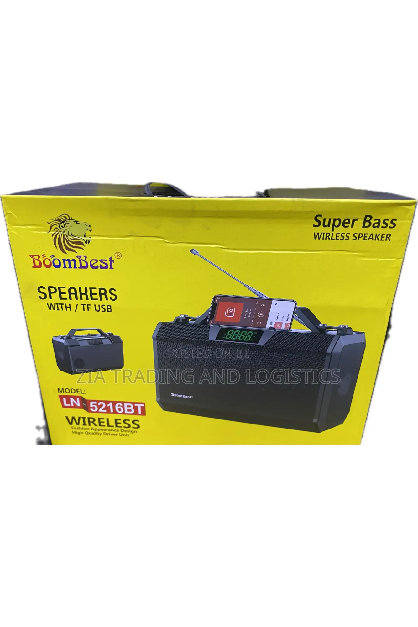 Boombest Super Bass Bluetooth Speaker - Ln-5216bt