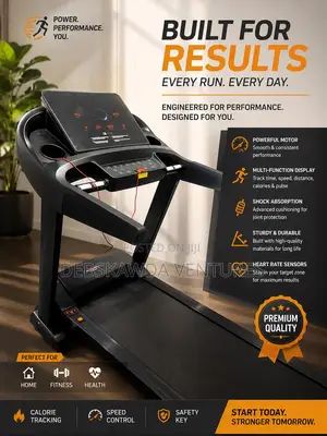 Q6 Heavy Duty Luxury Treadmill 4hp