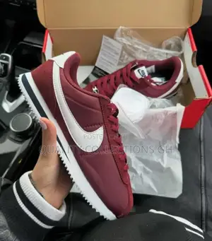 Nike Cortez Wine and White