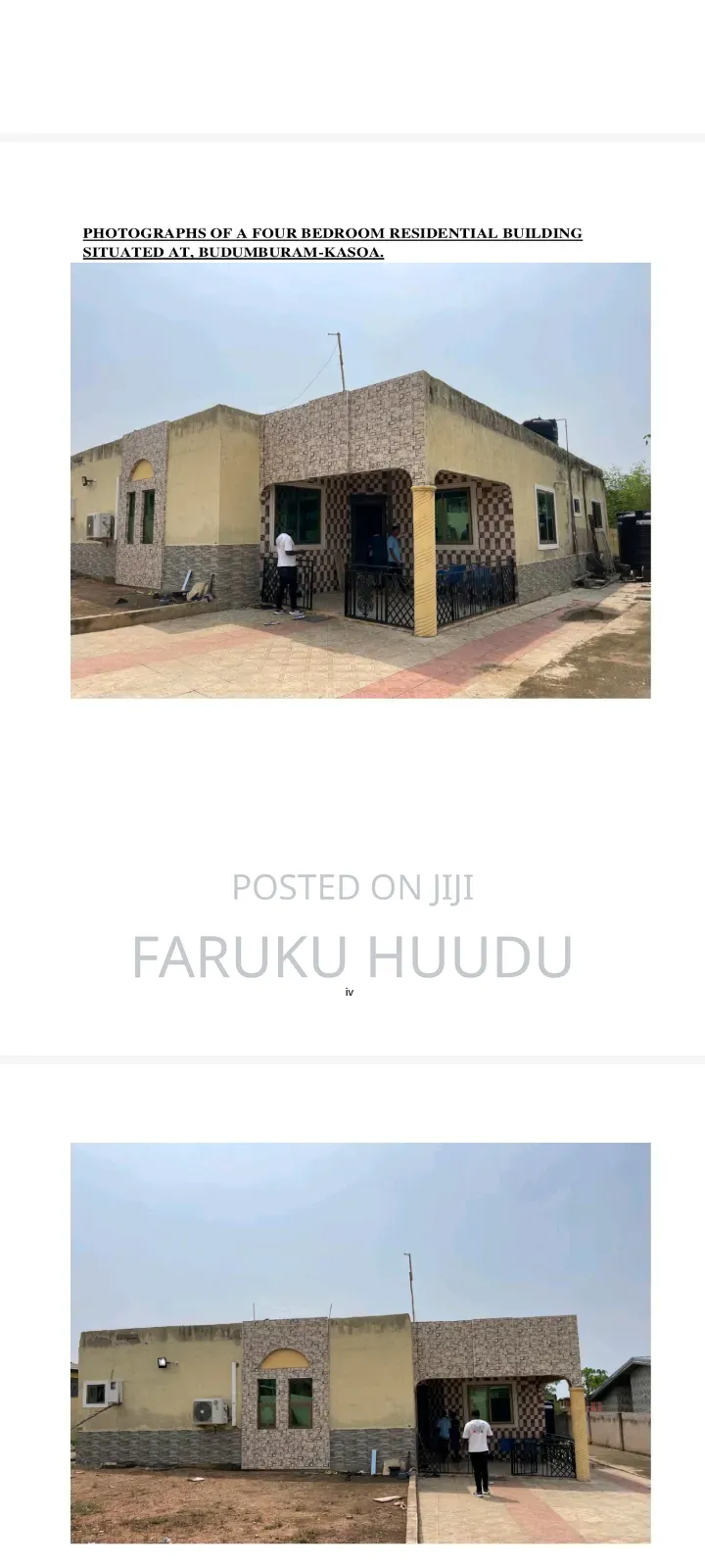 4bdrm House in Farouk Property, Budumburam for sale