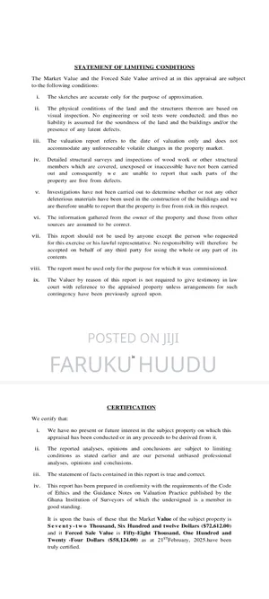 4bdrm House in Farouk Property, Budumburam for sale