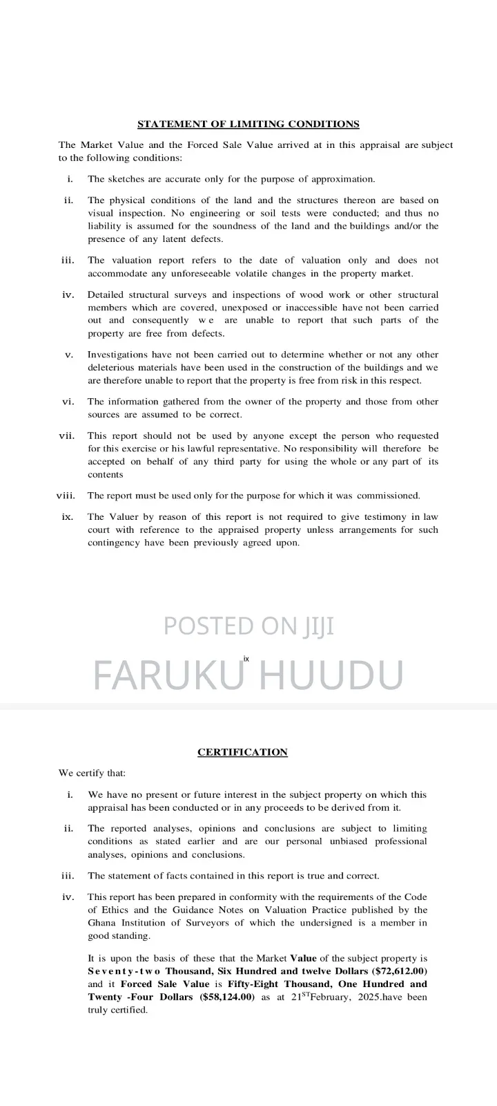 4bdrm House in Farouk Property, Budumburam for sale