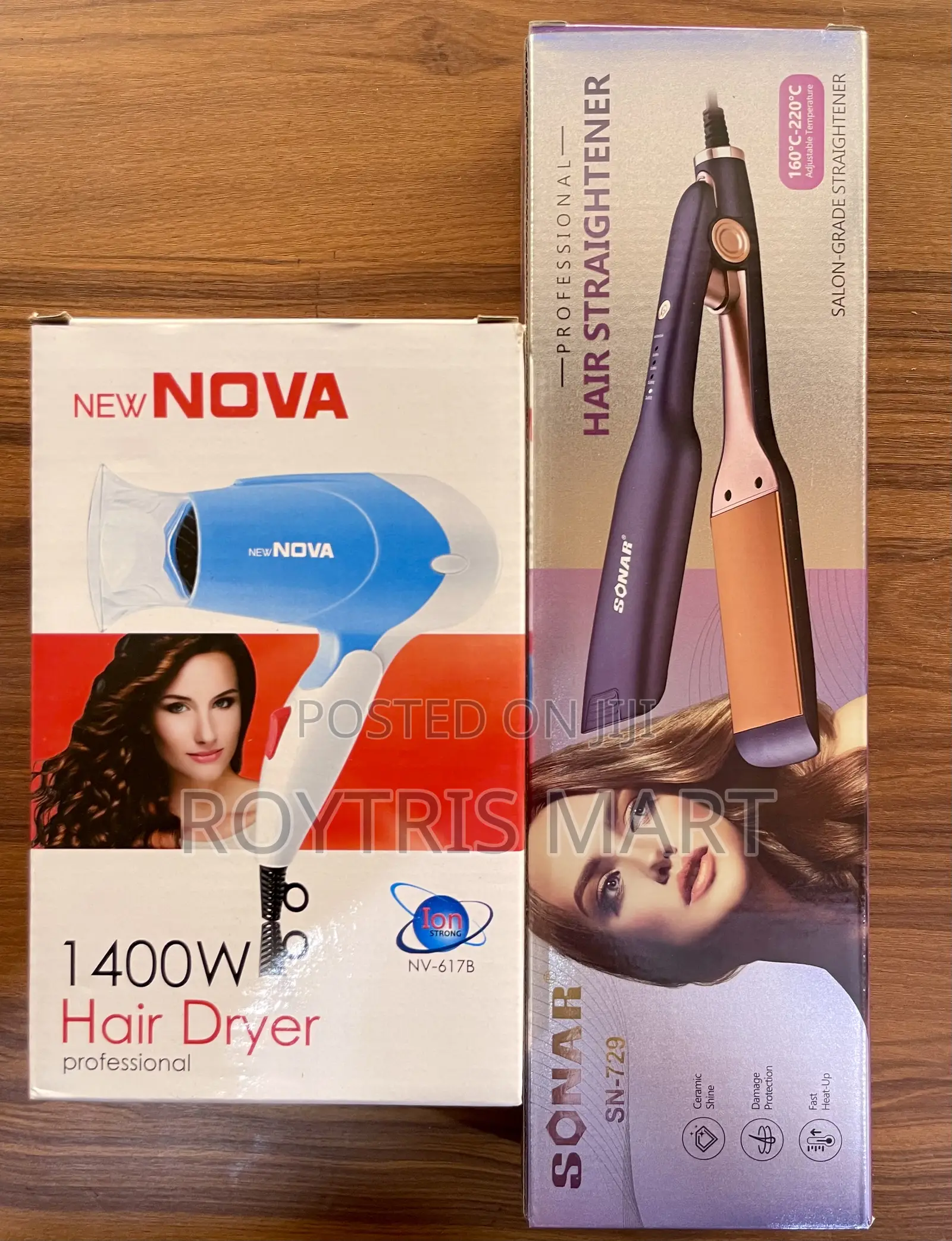 Nova Hand Blower With Sonar Hair Straightener