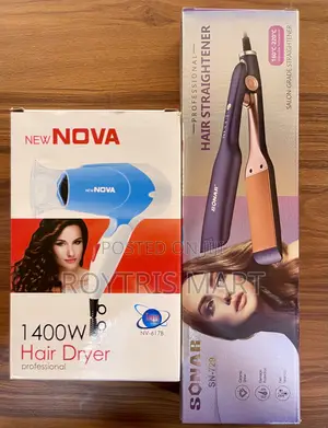 Nova Hand Blower With Sonar Hair Straightener