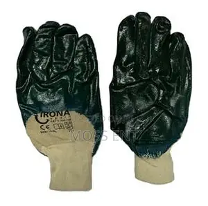 Irona Gloves Nitrile Rest Knit Wrist 10 Inch - Iro-126