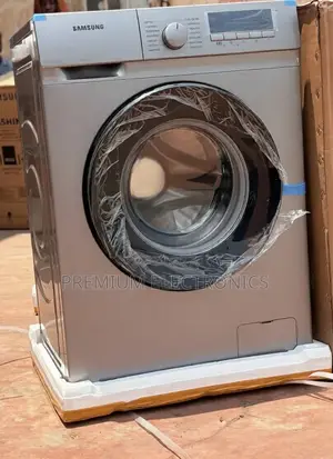 Samsung 8kg Front Load Silver Full Auto Washing Machine Ww80t3040bs/Nq