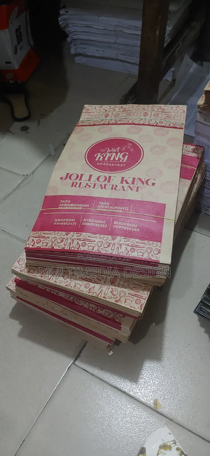 Paper Bag for Restaurant