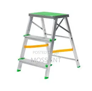 Ferral 2 Steps Ffoldable Ladder Aluminium Green - Fer-02293