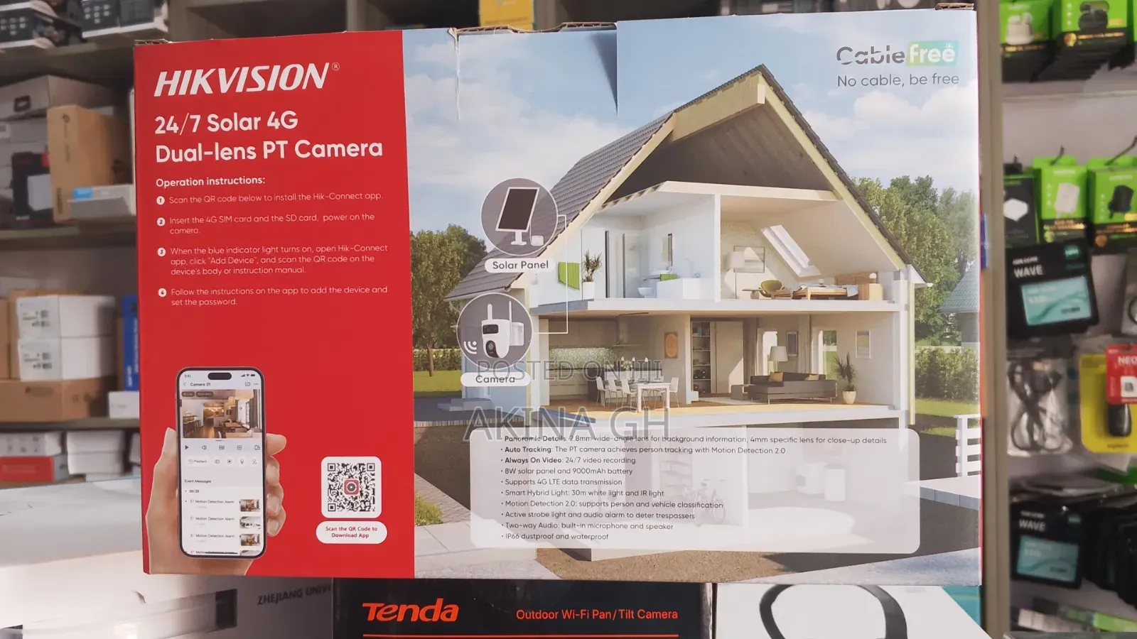 Hikvision Sp8 4g Dual Lens Aov Pt Camera