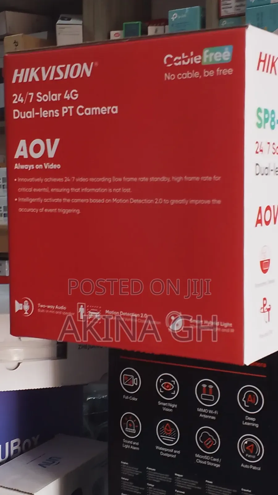 Hikvision Sp8 4g Dual Lens Aov Pt Camera