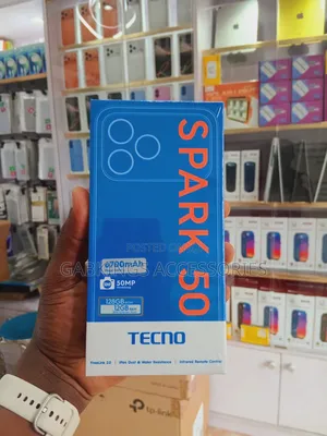 New Tecno Spark 50 128 GB Black