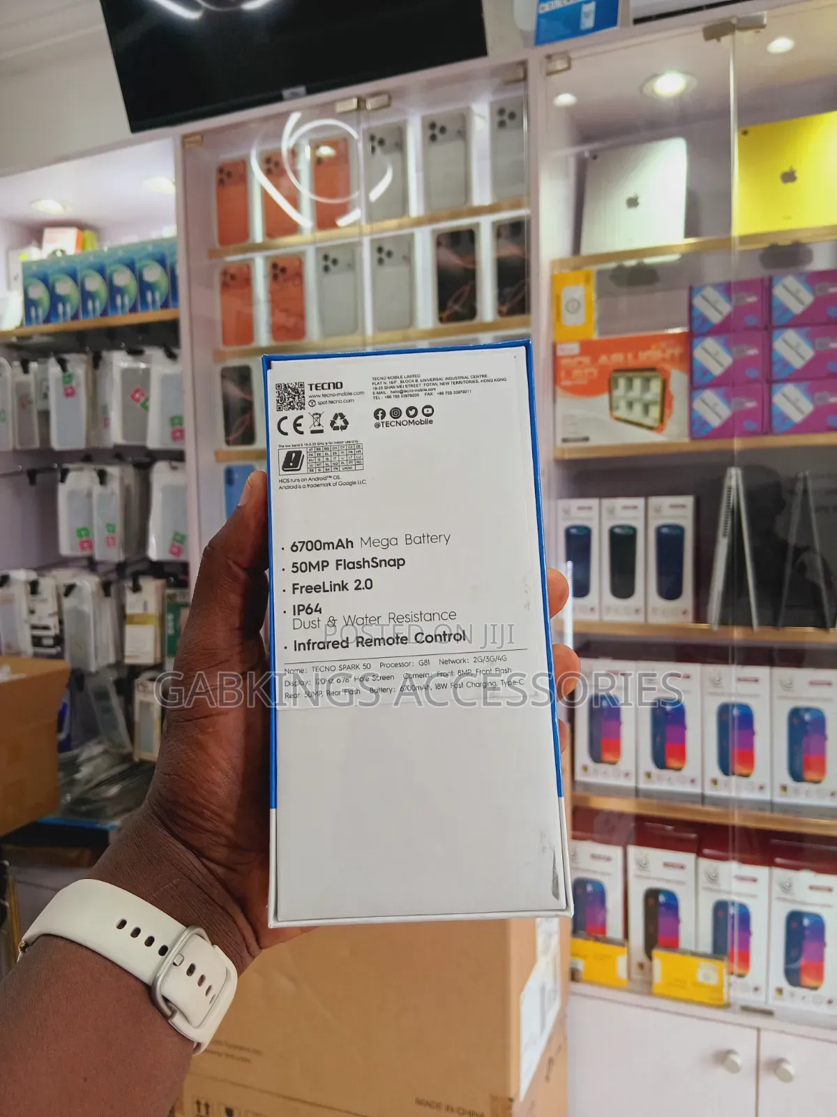New Tecno Spark 50 128 GB Black