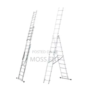3x8 Steps Triple Slide Ladder Aluminium - Lz3208b