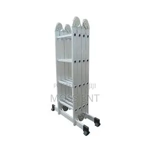 4x3 Steps Foldable Ladder Aluminium - Lcg3412bq