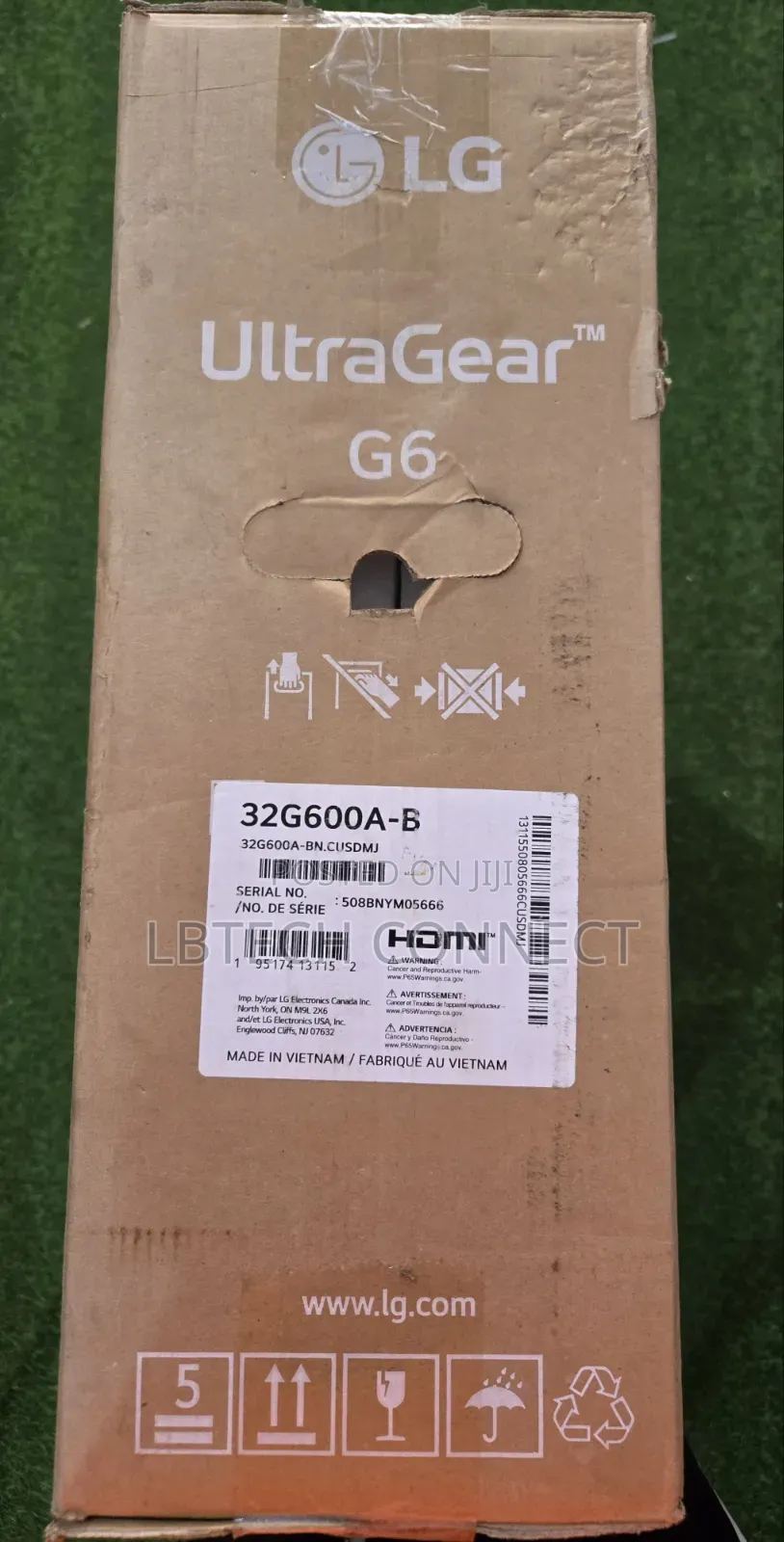 Lg Ultragear 32g600a-B, (2560 X 1440) Curved Gaming Monitor