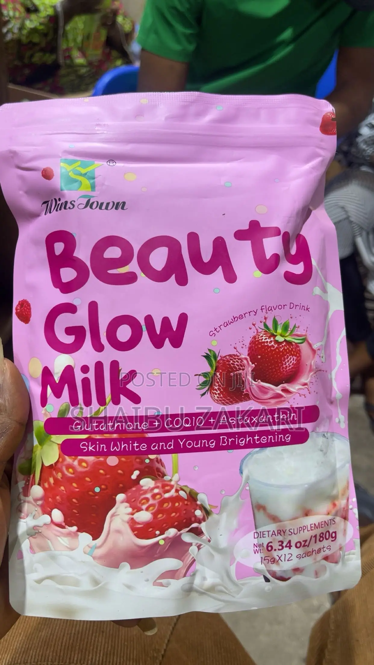 Beauty Glow Strawberry Flavor Drink Milk