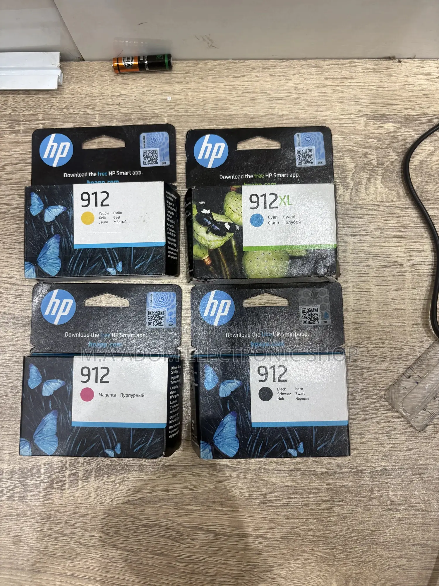 Hp 912 Original Ink Cartridges All Colors