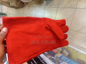 Red Leather Gloves