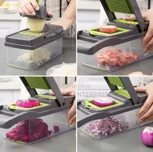 Multifunctional Vegetable Chopper Cutter And Slicer With Handle