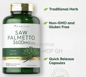 Carlyle Saw Palmetto for | 250 Capsules | Supplement | Serenoa Repens