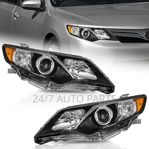 Toyota Camry 12-14 Headlight Black