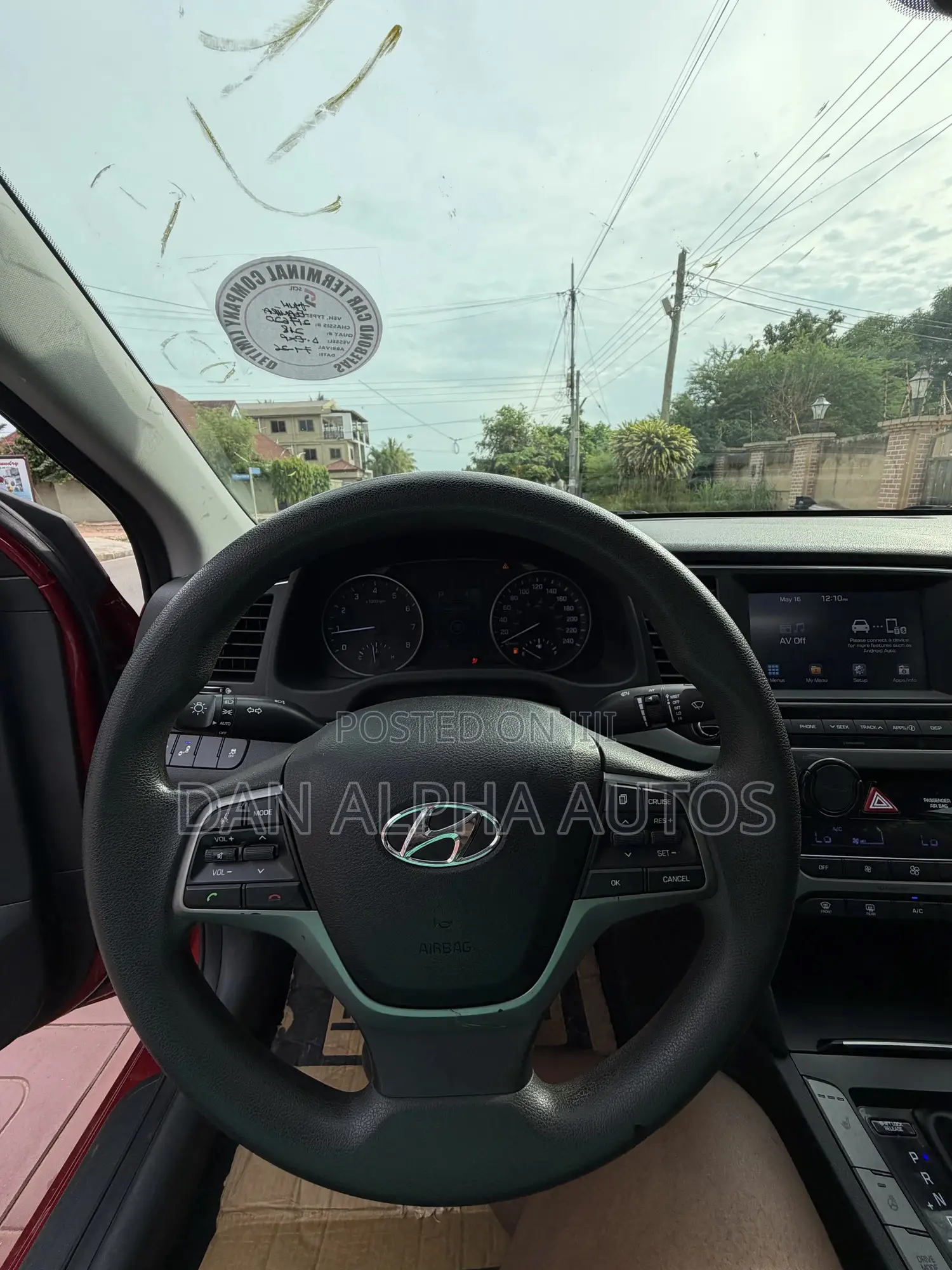 Hyundai Elantra Limited 2018 Red